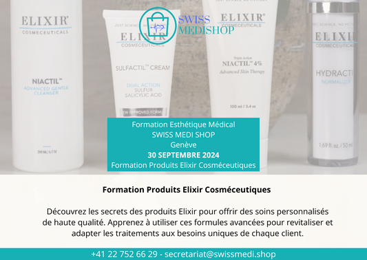 Formation Produits Elixir Cosmécéutiques – 30 SEPTEMBRE 2024
